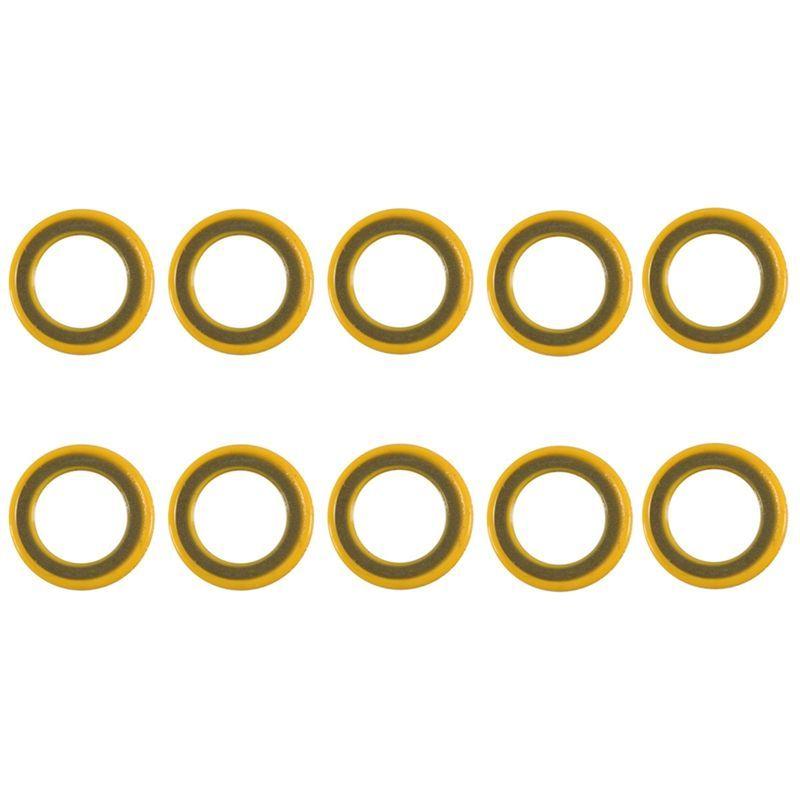 Portable 10Pcs 26-830749 Gear Case Lube Oil Drain Plug Washer Gasket For Mercury Marine Mercruiser Motor Boat Accessories