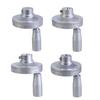 Sandblasted Aluminum Hand Crank Revolving Handle Wheel 50mm for Engraving Machine and Lathes High Temperature Resistance