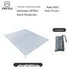 Waterproof Camping Tent Ground Mat with Sunshade & Four-Corner Webbing