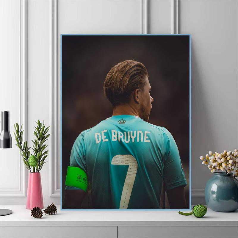 De Bruyne Pattern 3pcs 100% Round Full Drill 5D DIY Diamond Painting Embroidery Cross Stitch Rhinestone Décor