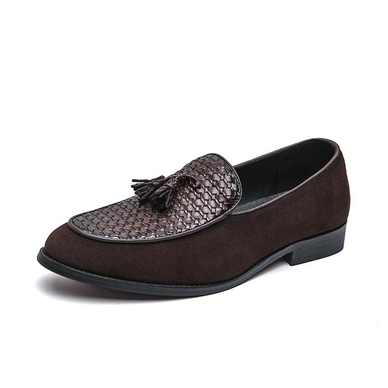 Unisex Slip On Loafers soft PU upper flexible non slip sole For Office Walking Travel Business Daily Casual Wear Lightweight 39