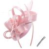Lightweight Bow Feather Fascinator Headband Satin Tea Party Hair Hoop Heart Hairband  Cosplay