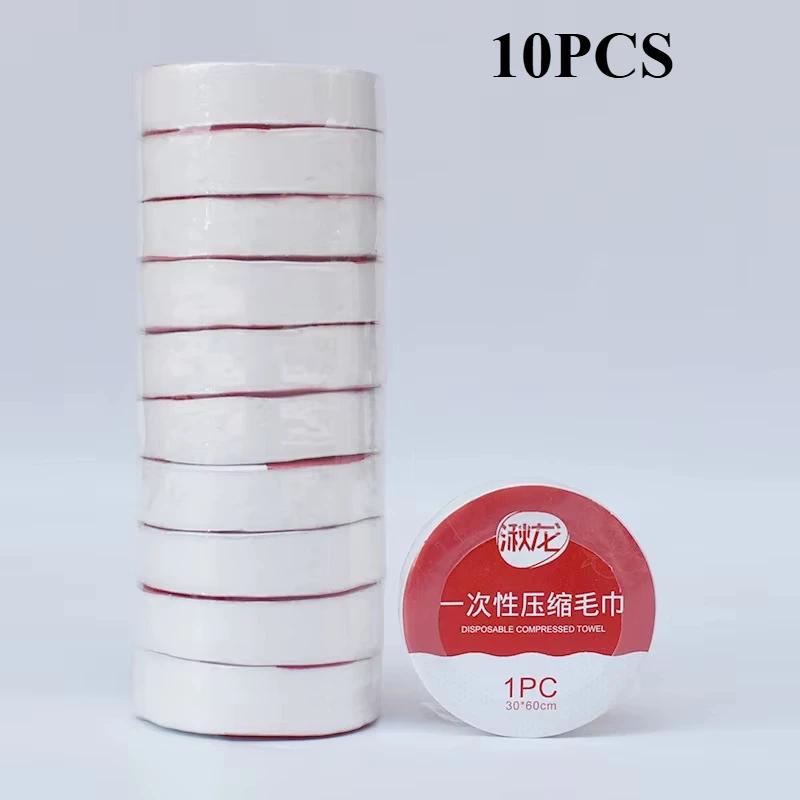 Einweg-Kompresstuch für Reisen, Familie, Outdoor-Aktivitäten, tragbares Camping-Handtuch, Outdoor-Sport 10 Stück