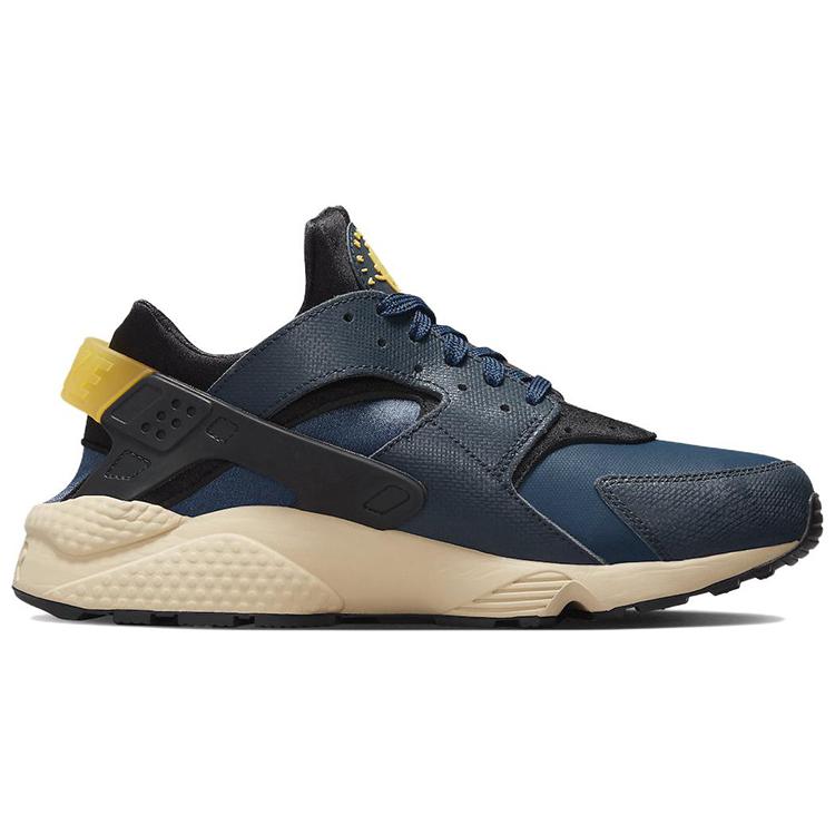New Nike Air Huarache Premium Armory Navy University Gold DZ4852-001