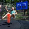 Basketball Goal For Trampoline Basketball Hoop Trampoline With Ball And Pump Shock-Absorbent Outdoor Sports Accessories For