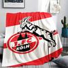 1 stuks FC KÖLN Print Flanellen Deken, Hoge kwaliteit Comfortabel voor Alle Seizoenen, Woondecoratie, Warmte en Comfort, Perfect voor Kerstcadeaus52