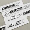 3D ABS Chrome Logo XDrive 18i 20i 23i 25i 30i 35i 40i 45i 48i Emblem Car Trunk Badge For BMW X3 X5 X6 F15 F16 F25 F30 Accessorie