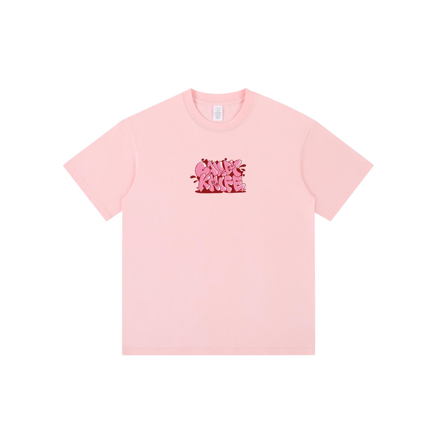 

Unisex Loose Round Neck Summer T-Shirt with Letter Print Design Medium