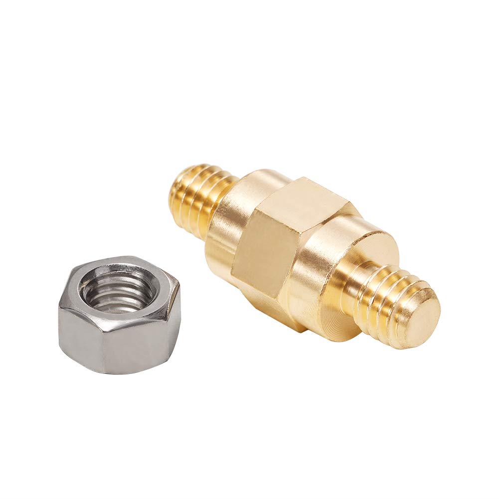 Side Post Battery Terminal Bolt Compatible with GM and Other Accessories to Battery,Standard Battery Post Stud Extender Screws 3/8 16 Stud Bolts,Pack