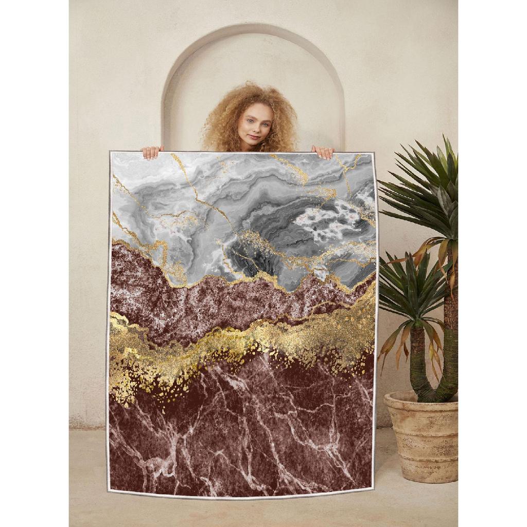 Decorative Special Design Modern Floor Rugs Patterned Non-Slip Base Washable