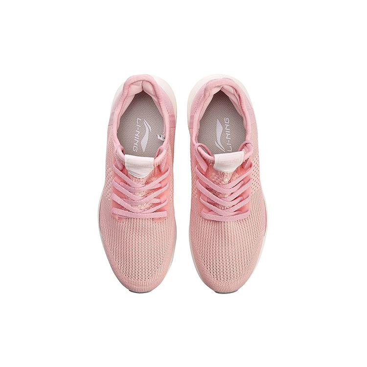 Li Ning Exceed Casual Shoes Women's Low Top Pink/White AGLN074-3