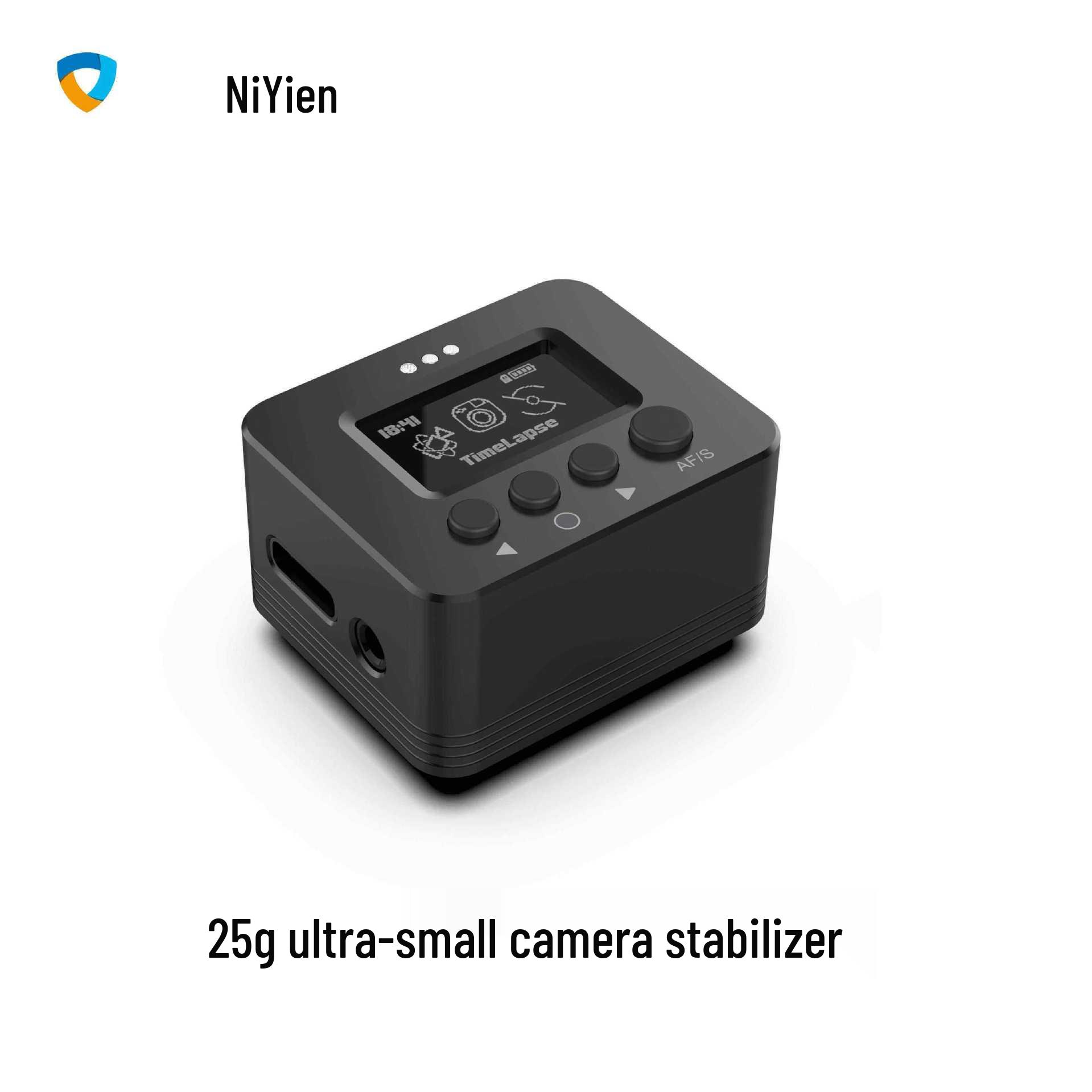 

NiYien Gyro Camera Stabilizer: AI-Powered Video Anti-Shake Tool чёрный