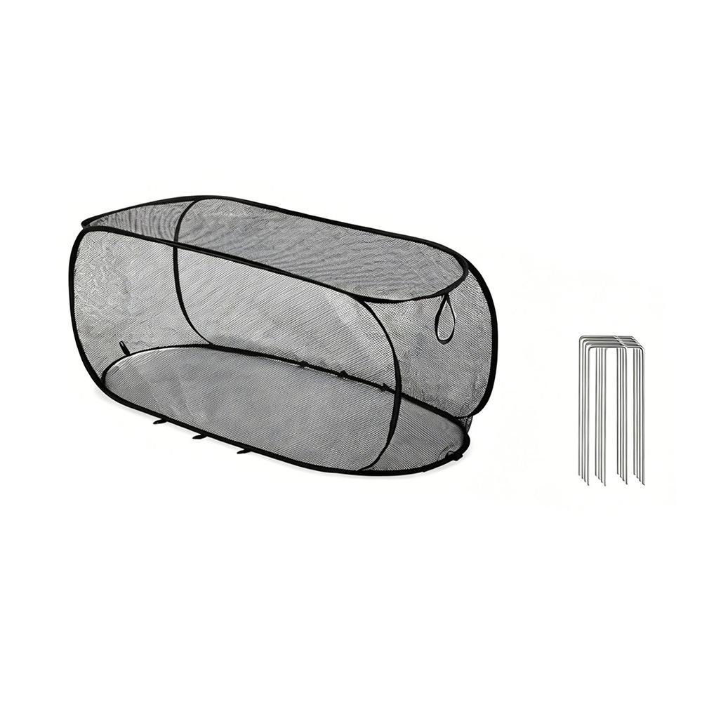 Insect-proof Plant Net Cover Foldable Mesh Plant Cover Net Vegetable Protection Cage Garden 90x35x45cm