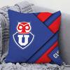 Chile U-University Club B Pillow Case Square Pillow Bedroom Sofa Leisure Comfort Cushion Car Living Room Home Decoration 40X40