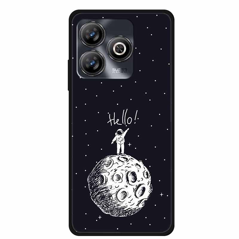Phone Case For ZTE Blade A75 4G Back Cover Case Shockproof Black Silicone Soft Funda For ZTE Blade A75 4G Case A 75 6.6" Coque