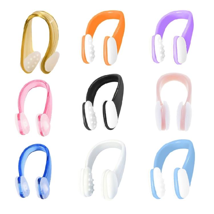 Swimming Nose Clip with Storage Box Silicone Nose Clips Swimming Accessories Swim Nose Plugs for Water Sports