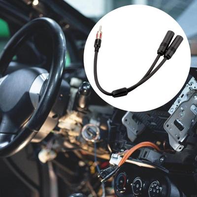 2025 New 19in Y Adapter Connector Vehicle Accessories Radio Antenna Splitter Adapter Auto Radio Stereo Antenna Extension Cable