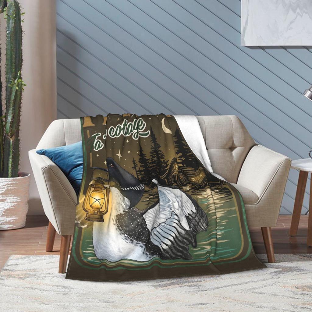Heated Rivalry I'm Coming To The Cottage Blanket Cover Team Hollanov Flannel Throw Blanket Air Conditioning Printed Bedspreads