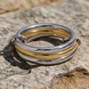 Elegant Minimalist Stainless Steel  Stackable Rings for Women Perfect for Daily Commute  Everyday Rings