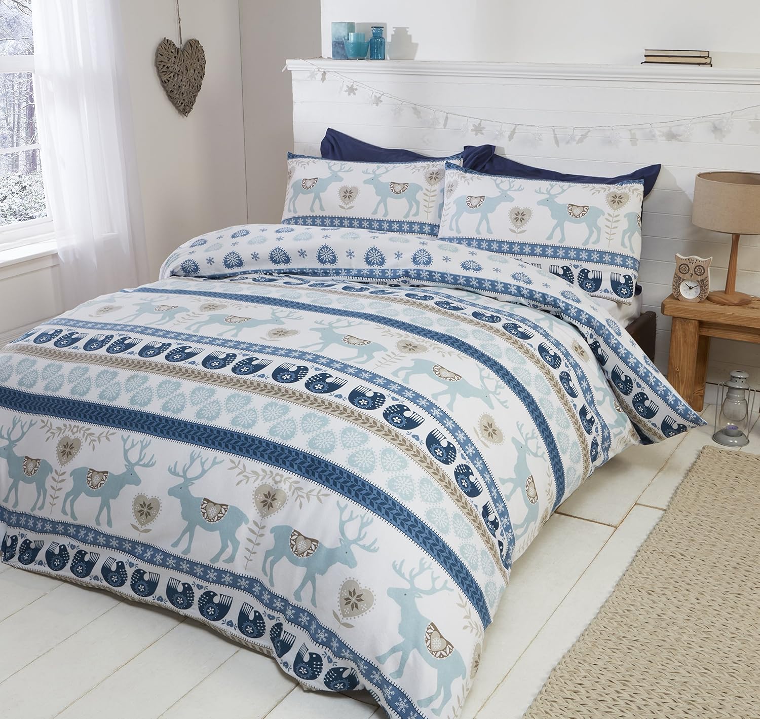 

Comforter 100% Brushed Polyester Flannelette Quilt And 2 Bedding Bed Set Red/Multi-Colour King Comforter (quilt)-EU Single(135*200cm)3pcs