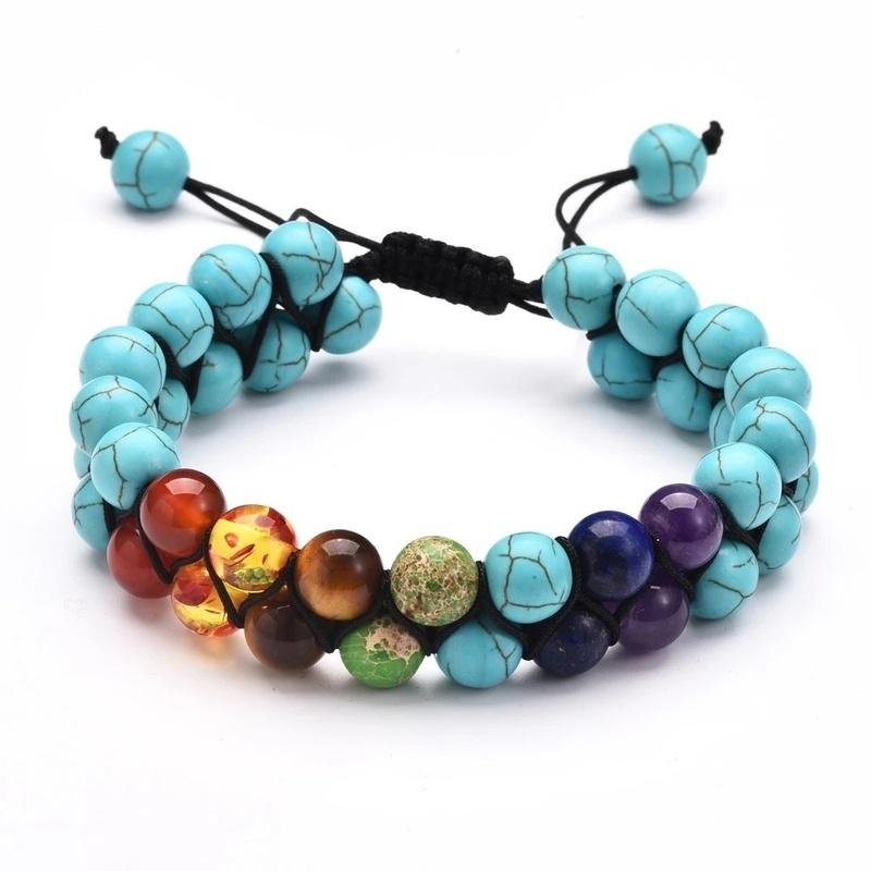 Charme Hommes Femmes 8 mm en bois perles pierres naturelles Argent Reine Couronne Bracelets cadeau Charme Hommes Femmes 8 mm en bois perles pierres naturelles Argent Reine Couronne Bracelets cadeau
