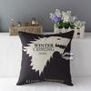 Thrones Of Game Cotton Linen Pillow Case Waist Throw Cushion Covers Decor Home