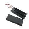 10pcs 2 Slot Port AAA Battery Holder Case Box with Leads with ON/OFF Switch Cover Standard Battery Container