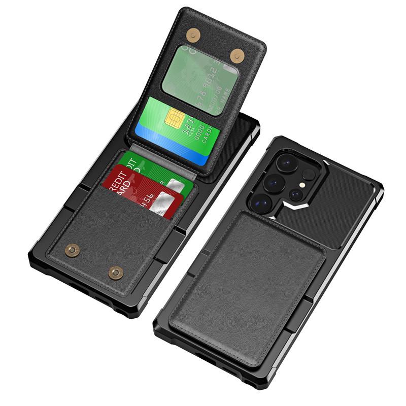 Schokbestendige Flip Portemonnee Case voor Samsung S26 Ultra/S24 Plus