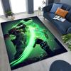 Tappeto Classici God of War Kratos Gioco 3A Tappeto per Giocatori per Camera da Letto Soggiorno Divano Casa Zerbino Decorazione, Tappetino Antiscivolo Grande per Giochi per Bambini