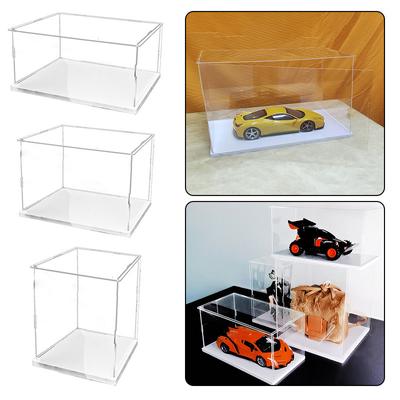 Acryl-Vitrine mit Tür, Sammlerstücke zusammenbauen, Schaukasten, Display, Actionfiguren, Spielzeugaufbewahrung, Organisation der Schreibtischaufbewahrung, Heimaufbewahrung