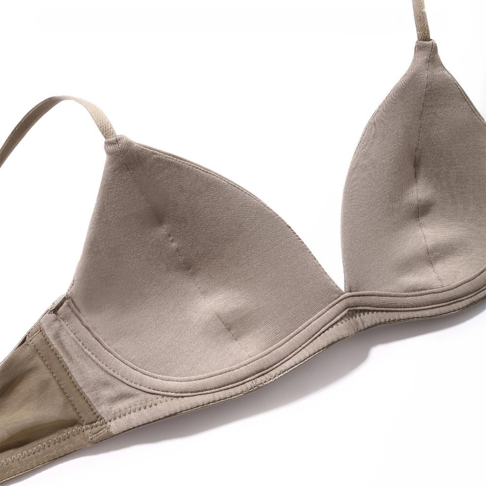 Novo Conjunto de Lingerie Feminina Sem Costura Sexy Sutiã Push Up Decote em V Profundo Bralette Francês de Tira Fina Sem Aro Calcinhas de Renda Confortáveis Conjuntos de Lingerie