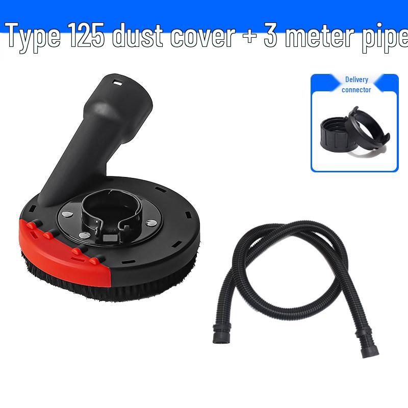Dustproof Cover for Angle Grinder - Protective Polishing Vacuum Cover for Stone Concrete, Fits 100/125 Type Hand Grinders.
