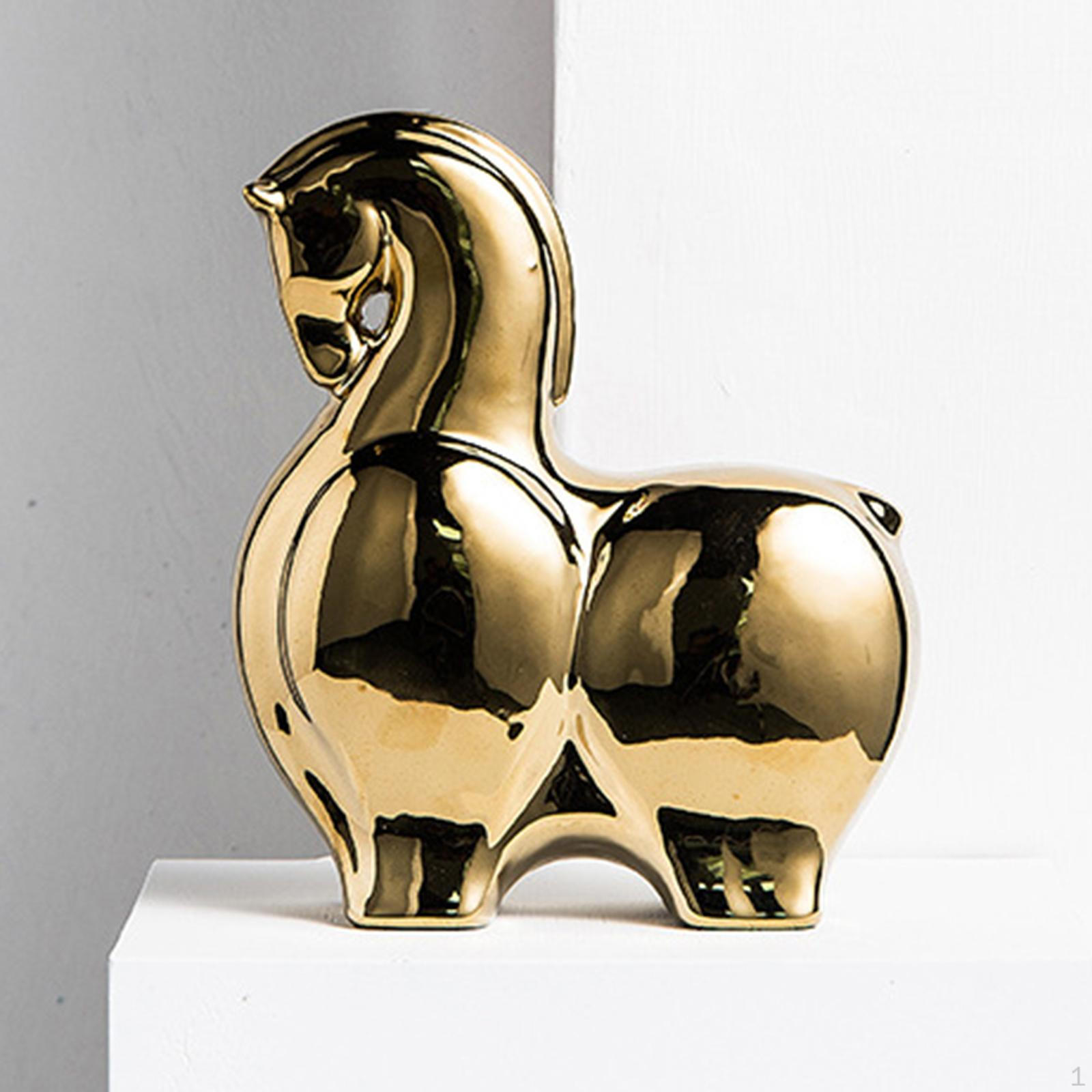 Абстрактная статуэтка лошади, Декоративные фигурки животных, Настольное украшение