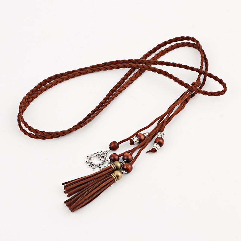 Waist Rope Skirt Accessories Tassel Belt Pendant Thin Waist Chain
