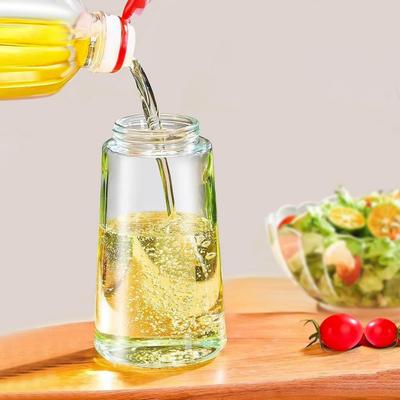 470 ml Ölsprüher, 2-in-1, transparent, dick, auslaufsicher, großes Fassungsvermögen, ergonomischer Griff, Olivenöl-Spender, Flasche, Sprühdüse, Lebensmittelqualität, Kochen