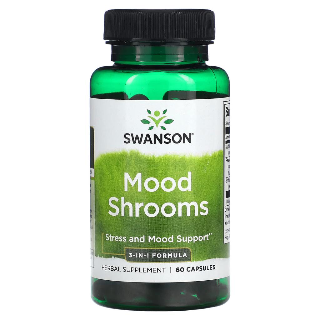Mood Shrooms, 60 Capsules