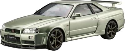 Aoshima Bunka Kyozai (AOSHIMA) The Model Car No. 134 1/24 Nissan BNR34 Skyline GT-R V-spec II Nur. '02 Plastic Pre-Colored Plastic Model