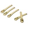 5Pcs Metal Makeup Spatula Compact Face Mask Spoon for Lotion Cream Moisturizer Testing Mixing Skincare Tool Set