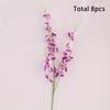 Artificial Dancing Orchid Flowers, Silk Faux Flowers Fake Butterfly Orchids Bouquet Artificial Gypsophila Flowers for Home Decor