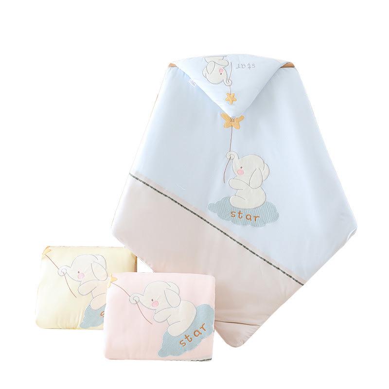 300g Reines Baumwoll-Abnehmbares Pucktuch für Neugeborene - Verdickt für Frühling, Herbst, Winter