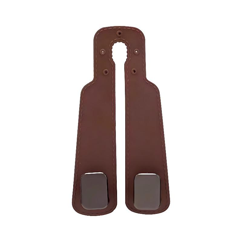Car Seat Hook for Shopping Bags Summer Road Trip Essentials Multi-Purpose Leather Hanging Hooks for SUV Truck Vehicle Organizer To Keep Car Clean