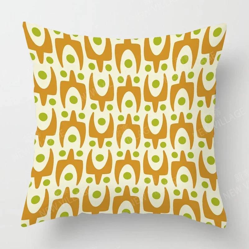 Nordic Fall Home Decor Autumn Throw Pillow Case Sofa Cushion Cover Modern  Geometry