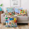 Cartoon Throw Pillow Covers Living Room Decoration Printed Sofa Cushion Cover Polyester Soft Pillowcase