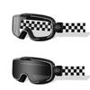 BOLLFO Intelligent Color Changing Motorcycle Goggles Harley Retro Helmet Myopia Riding Goggles Day And Night Universal