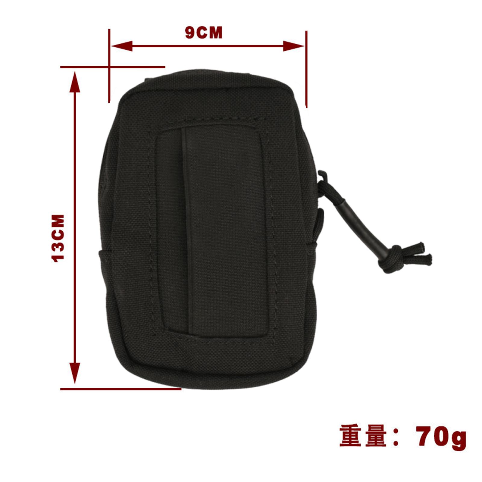 

Portable Sports Training Gloves Bag Lightweight Small Tool Bag Coin Card Purse Outdoor Accessories Pouch for Travel Hiking чёрный