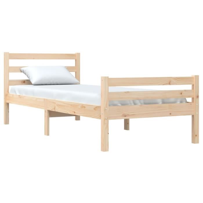 VidaXL Bed Frames Solid Wood 100x200 Cm 814809