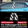 For VOLKSWAGEN ID.3 2025 Car Interior Protection Anti-Scratch Film Sticker Trument Center Control Navigation Screen
