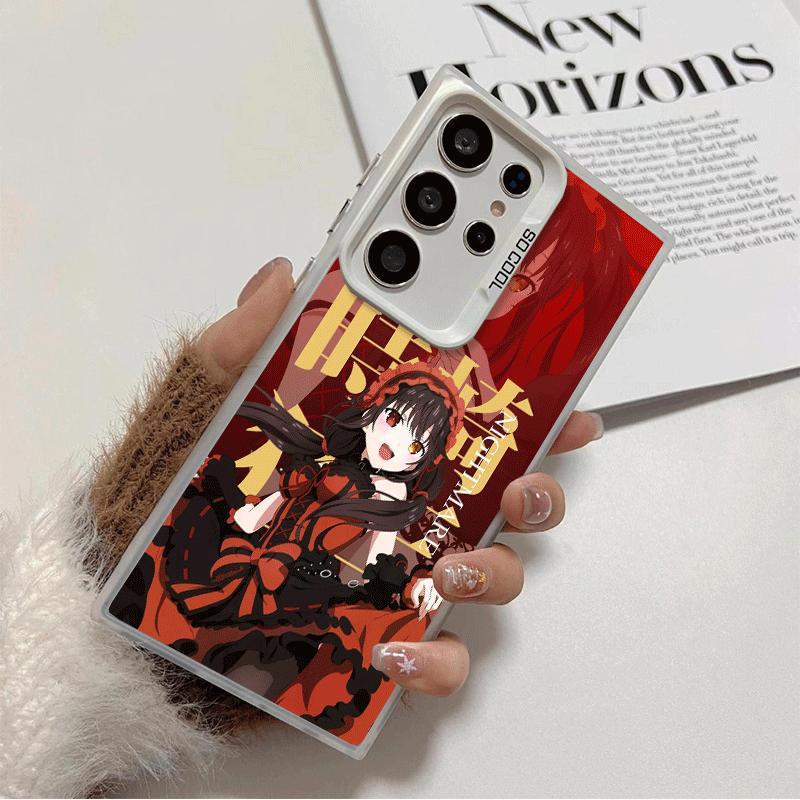 

Date A Live Tokisaki Kurumi Soft Phone Case for Samsung Galaxy S24 S25 FE S26 Edge S23 Ultra S22 Plus S21 + Shockproof Cover Bac Samsung S26 Ultra