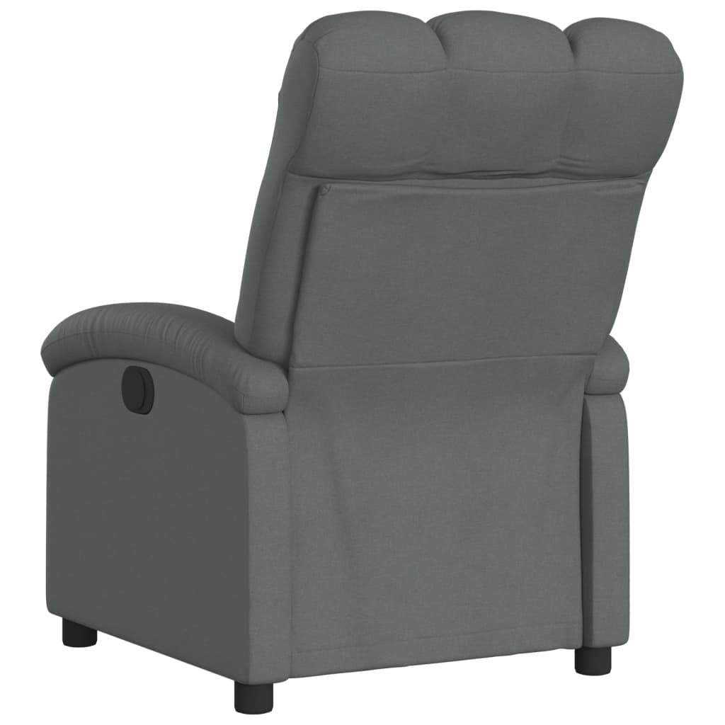 vidaXL Relaxsessel Dunkelgrau Stoff
