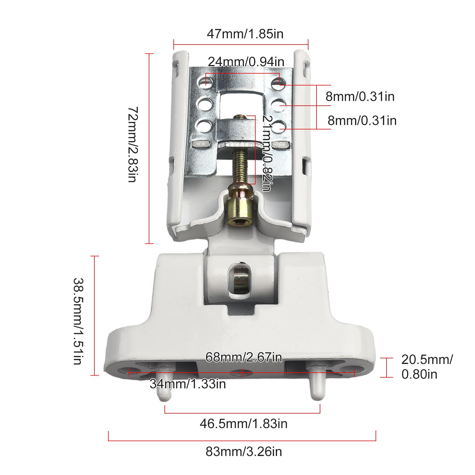 

High Quality Door Hinge Door hinge Accessories Zinc Alloy And Iron Hot Sale Right W/screw White Door Flag Hinge China Mainland